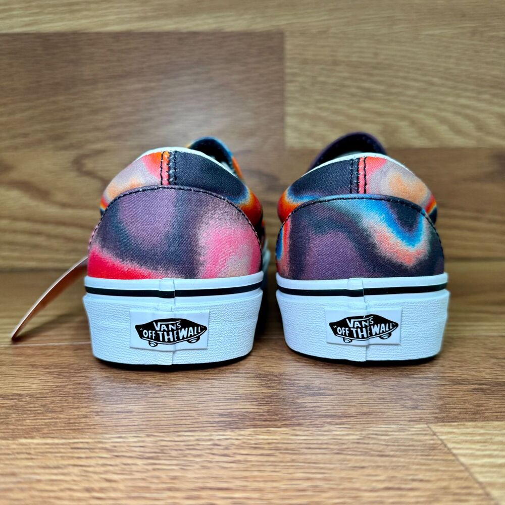 Vans Classic Slip-On Dark Aura Sneakers Men's 8.5 Women's 10 Multi Color NWT - Picture 6 of 8